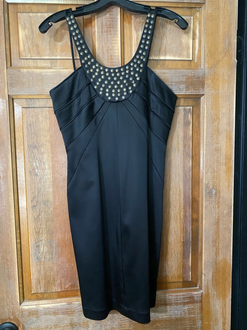 Laundry By Shelli Segal Black Studded Mini Dress